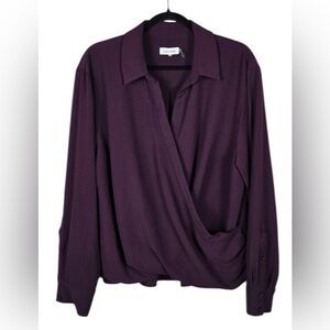 Calvin Klein Collection Plum Blouse